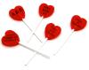 Red heart lollipops printed, personalized according to your desires