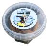 Round hexagonal round pot with personalized label