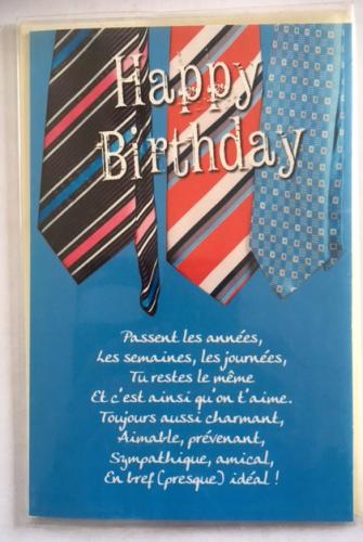 carte anniversaire happy birthday, presquile-compagny