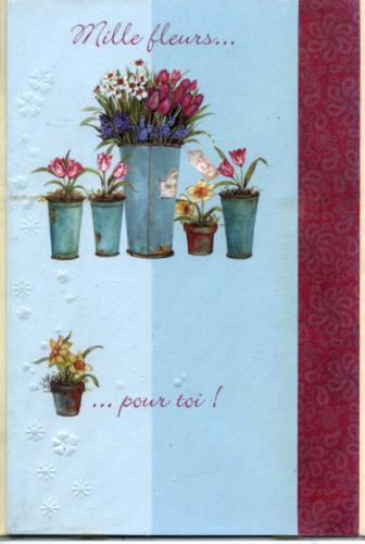 Carte fantaisie bouquet fleurs, presquile-compagny.fr