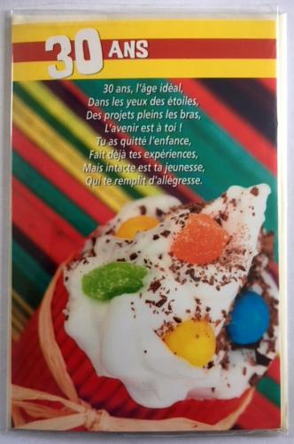 carte anniversaire 30 ans, presquile-compagny